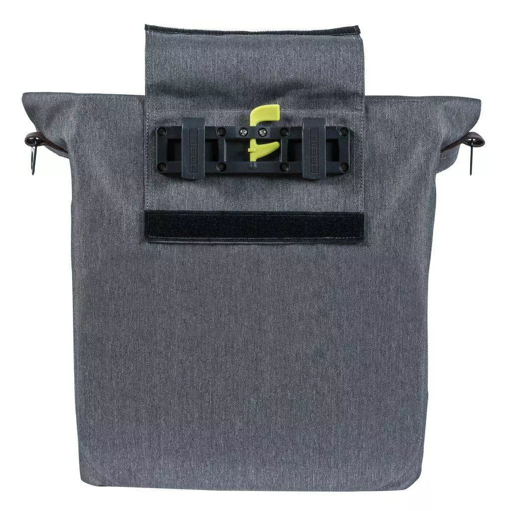 Basil City Shopper Skuldertaske Med Montering Til Bagagebærer Grå 6 Basil City Shopper Skuldertaske Med Montering Til Bagagebærer Grå - Billede 4