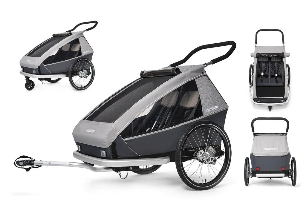 Croozer Kid Keeke 2 Cykeltrailer Til 2 Børn 3 Croozer Kid Keeke 2 Cykeltrailer Til 2 Børn