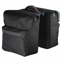 Racktime Ture Dobbelt Sidetaske Sort