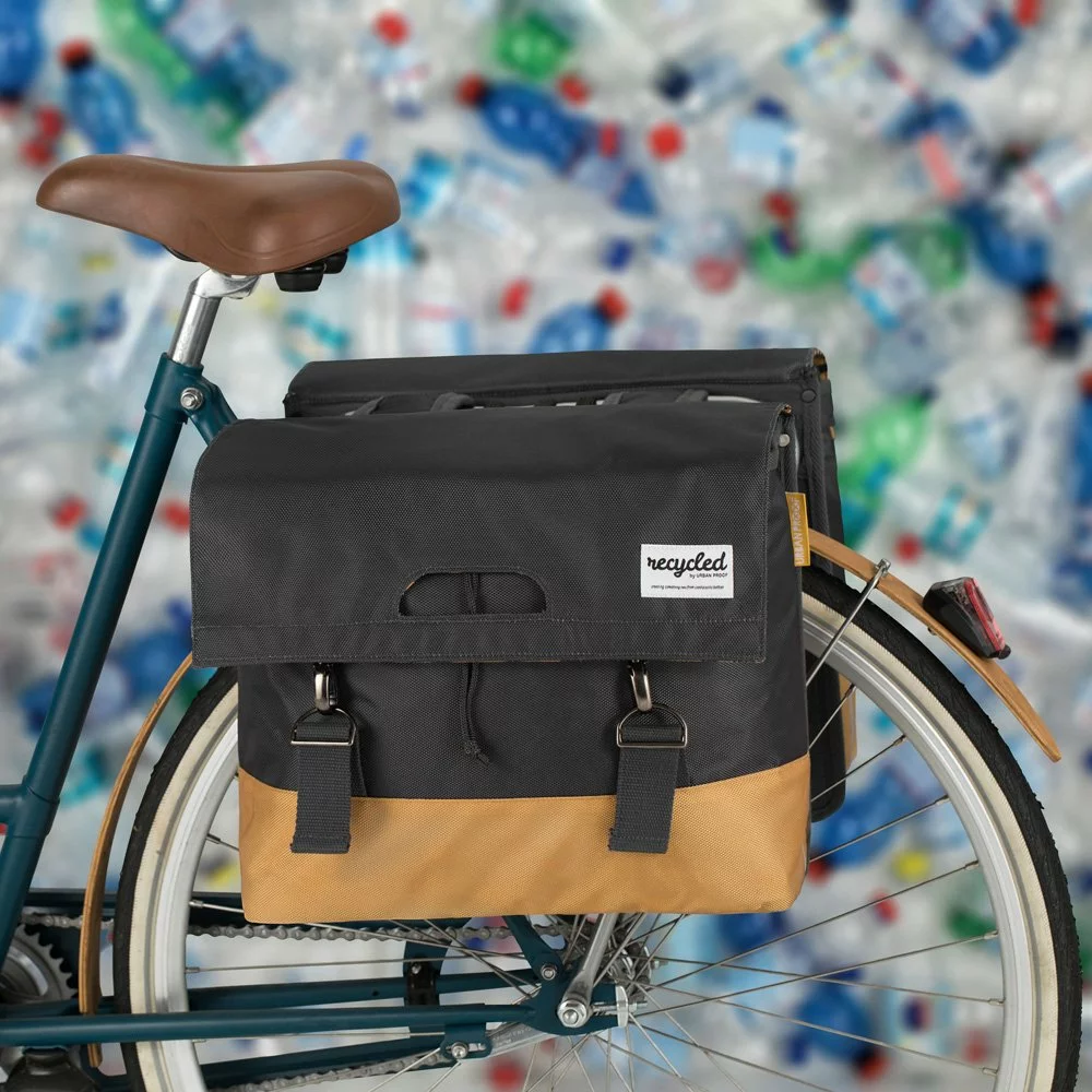 Urban Proof Cykeltaske Dobbelt 40 Liter Sort/Gul 6 Urban Proof Cykeltaske Dobbelt 40 Liter Sort/Gul - Billede 4