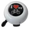 Reich Cycle Bells Trill Bell Ringeklokke I Love My Bike Hvid -Zefal Salg ringeklokkeilove2017